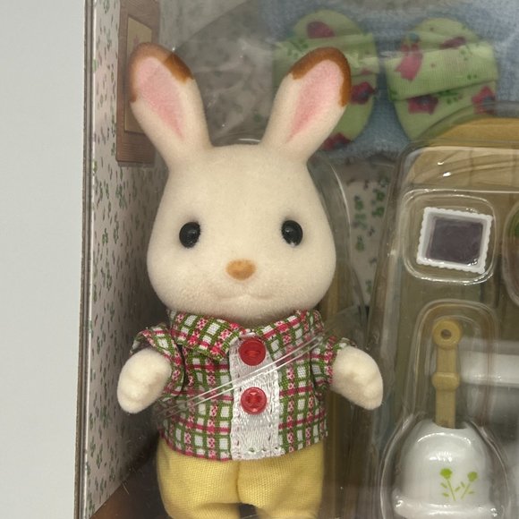 Calico Critters Rabbit BATHROOM Furniture Set Sylvanian Families From Japan - Picture 6 of 9